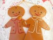 画像4: Plate Ginger Bread Pair Ornament (4)