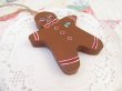 画像5: Wood Ginger Bread Ornament (5)