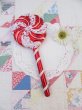 画像1: Plastic Swirl Candy Red Ornament (1)