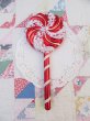 画像2: Plastic Swirl Candy Red Ornament (2)