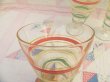 画像7: Pastel Border Footed Glass (7)