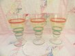 画像4: Pastel Border Footed Glass (4)