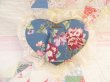 画像3: Cloth Flower Print Heart Fream (3)