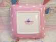 画像3: Polka Dot Square Plate Pink (3)