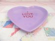 画像5: I Love You Heart Plate Ceramic (5)