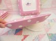 画像7: Polka Dot Square Plate Pink (7)