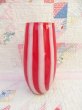 画像3: Red×White Stripe Vase (3)