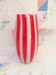 画像2: Red×White Stripe Vase (2)