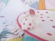 画像10: Pink Polka Dot Bunny Plate  (10)