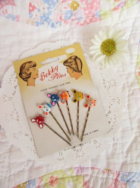 画像1: Bobby Pins Set Bear (1)