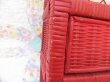 画像16: Wicker Wall Shelf ＋Towel Hangar Red (16)