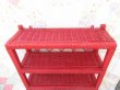 画像4: Wicker Wall Shelf ＋Towel Hangar Red (4)