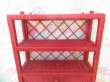 画像5: Wicker Wall Shelf ＋Towel Hangar Red (5)