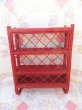 画像3: Wicker Wall Shelf ＋Towel Hangar Red (3)