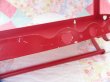 画像10: Metal Wall Shelf ＋Towel Hangar Red (10)