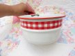 画像4: Enamel ware Gingham Sauce Pan (4)