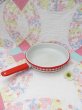 画像1: Enamel ware  Gingham frying pan B (1)