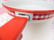 画像8: Enamel ware  Gingham frying pan B (8)