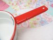 画像10: Enamel ware Gingham Sauce Pan (10)