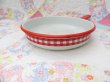 画像3: Enamel ware Gingham Frying pan A (3)