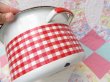 画像13: Enamel ware Gingham Stock Pot (13)