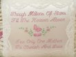 画像4: Mother Embroidered Satin Pillow  (4)