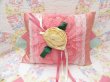 画像2: White Rose Satin Pillow Pink (2)