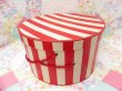 画像4: Red×White Stripe Hat Box (4)