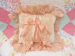 画像2: Peach Lace Mini Pillow (2)