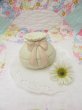 画像1: Pink Bow Drawstring Trinket Box (1)