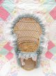 画像2: Doll Chair Blue Lace (2)