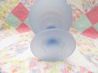 画像8: Large Compote Frosted Glass Blue (8)