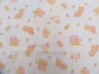 画像5: Baby Flannel Animal Pink×Orange (5)