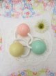 画像1: 3Pastel Ball Rattle (1)