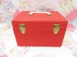 画像3: Polkadots Sewing Box Red (3)