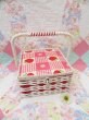 画像1: Apple&Gingham Sewing Box (1)