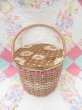 画像2: Dot&Flower Sewing Box Brown×Pink (2)