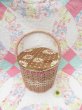 画像1: Dot&Flower Sewing Box Brown×Pink (1)