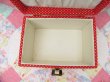 画像9: Polkadots Sewing Box Red (9)