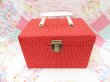 画像2: Polkadots Sewing Box Red (2)