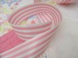 画像5: Vinyl Ribbon Stripe Pink×White (5)