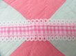 画像3: Pink Gingham Lace Trim (3)