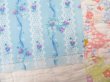 画像4: Flower&Lace Stripe Blue (4)