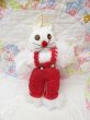 画像2: Yarn Bunny Overall Red (2)