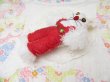 画像4: Yarn Bunny Overall Red (4)