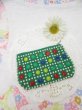 画像1: Colorful Beaded Zip Coin Purse  (1)