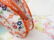 画像7: Flower Print Pouch Orange (7)