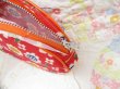 画像6: Flower Print Pouch Red (6)