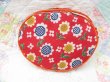 画像2: Flower Print Pouch Red (2)