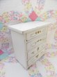 画像4: Wooden Doll Chest White (4)